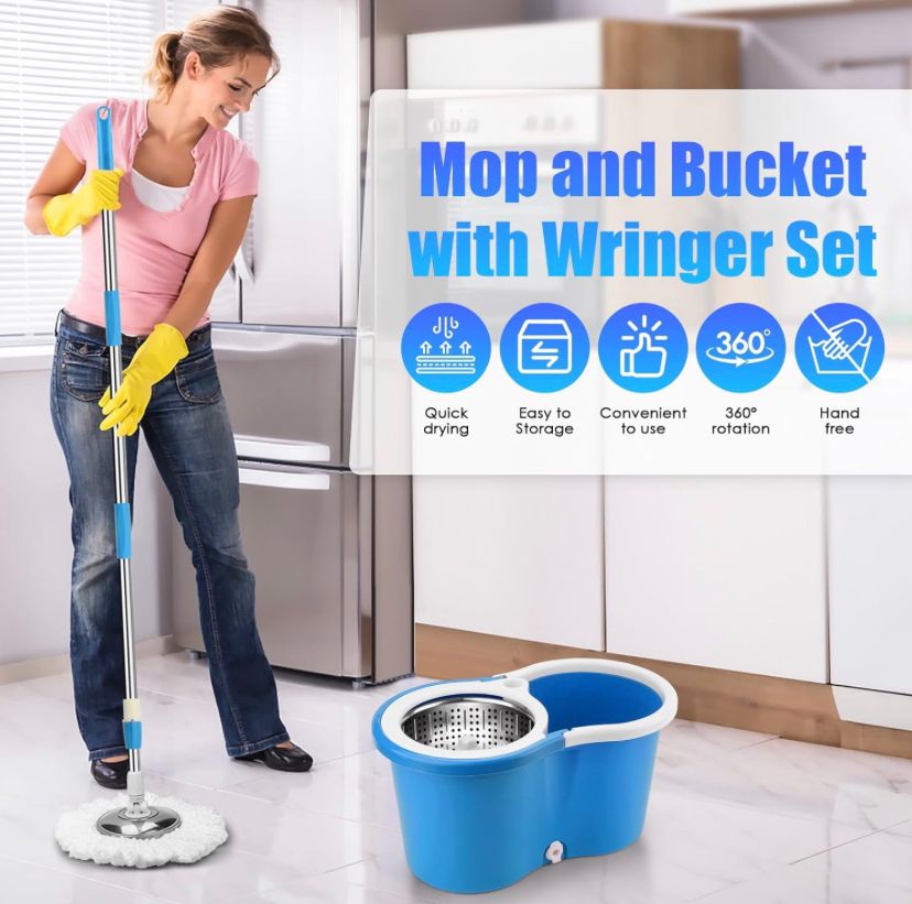 Trapero 360 Giratorio 2 Mopas De Colores - Imagen 3